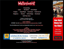 Tablet Screenshot of mallusionist.com